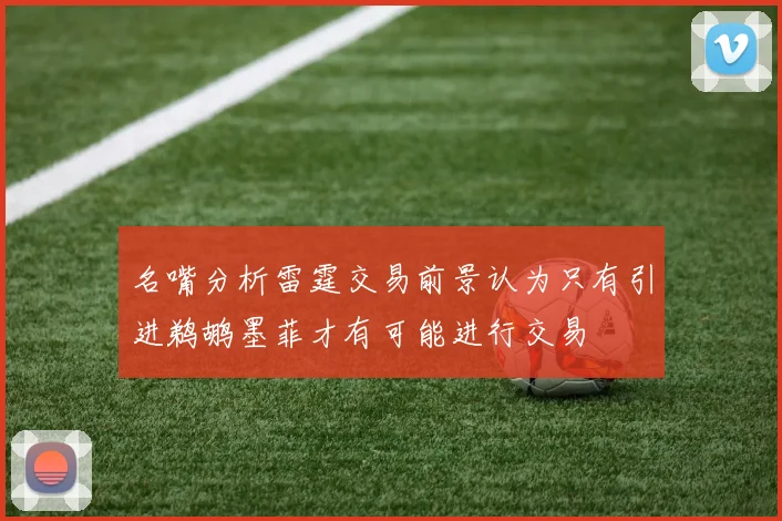 名嘴分析雷霆交易前景认为只有引进鹈鹕墨菲才有可能进行交易